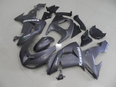 06-07 Grau mit weißen Aufklebern ZX10R Motorrad Verkleidung