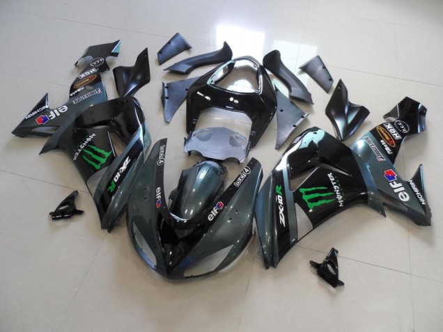 06-07 Graues Monster ZX10R Motorrad Verkleidung 06-07 Graues Monster ZX10R Motorrad Verkleidung