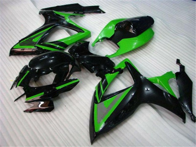06-07 Grün Schwarz GSXR 600/750 Motorrad Verkleidung