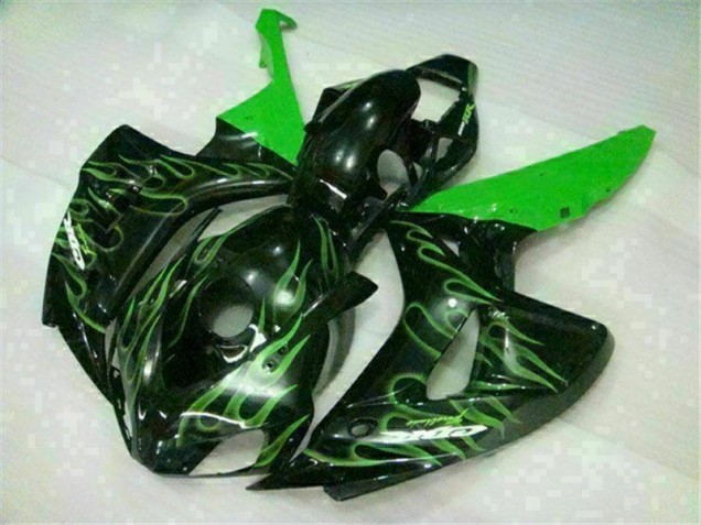06-07 Grüne Flamme Schwarz CBR1000RR Motorrad Verkleidung 06-07 Grüne Flamme Schwarz CBR1000RR Motorrad Verkleidung
