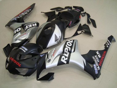 06-07 Matt Schwarz Silber Repsol CBR1000RR Motorrad Verkleidung