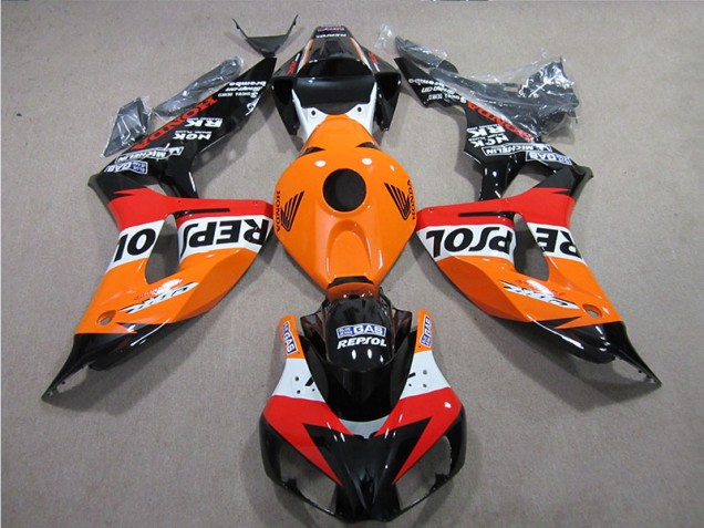 06-07 Orange Repsol CBR1000RR Motorrad Verkleidung 06-07 Orange Repsol CBR1000RR Motorrad Verkleidung