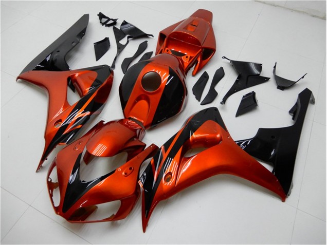 06-07 Orange Schwarz CBR1000RR Motorrad Verkleidung 06-07 Orange Schwarz CBR1000RR Motorrad Verkleidung