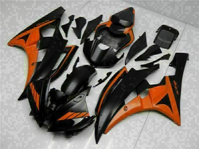06-07 Orange Schwarz YZF R6 Motorrad Verkleidung 06-07 Orange Schwarz YZF R6 Motorrad Verkleidung