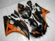 06-07 Orange Schwarz YZF R6 Motorrad Verkleidung 06-07 Orange Schwarz YZF R6 Motorrad Verkleidung