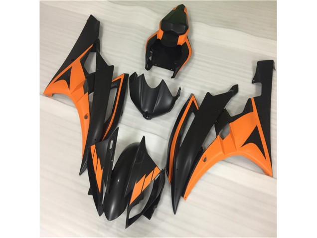 06-07 Orange Schwarz YZF R6 Motorrad Verkleidungen