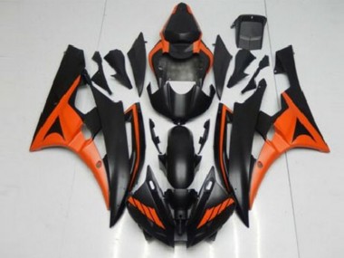 06-07 Orange Schwarz YZF R6 Motorrad Verkleidungen