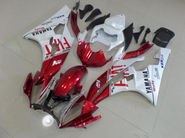 06-07 Rot Fiat YZF R6 Motorrad Verkleidung