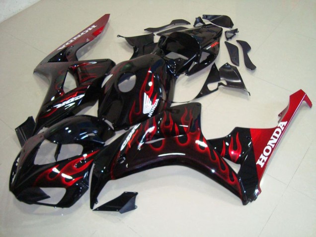 06-07 Rot Flamme CBR1000RR Motorrad Verkleidung 06-07 Rot Flamme CBR1000RR Motorrad Verkleidung