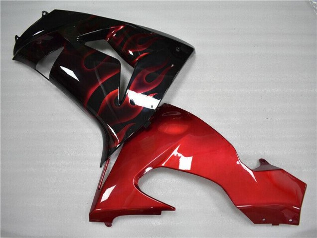 06-07 Rot Flamme ZX10R Motorrad Verkleidung 06-07 Rot Flamme ZX10R Motorrad Verkleidung