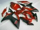 06-07 Rot Schwarz GSXR 600/750 Motorrad Verkleidungen