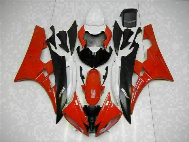 06-07 Rot Schwarz YZF R6 Motorrad Verkleidung 06-07 Rot Schwarz YZF R6 Motorrad Verkleidung