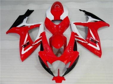 06-07 Rot Weiß GSXR 600/750 Motorrad Verkleidung