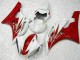 06-07 Rot Weiß YZF R6 Motorrad Verkleidung