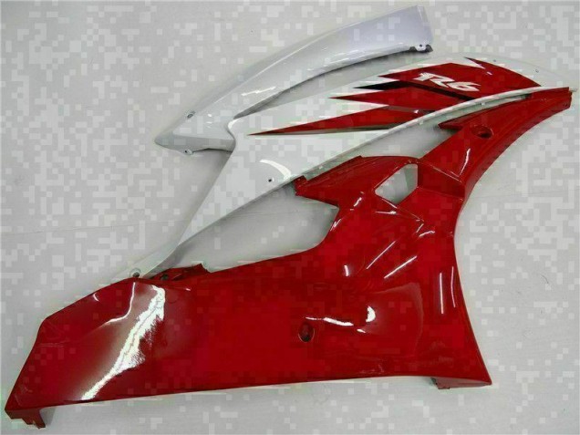 06-07 Rot Weiß YZF R6 Motorrad Verkleidung