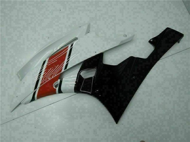 06-07 Rot Weiß YZF R6 Motorrad Vollverkleidung