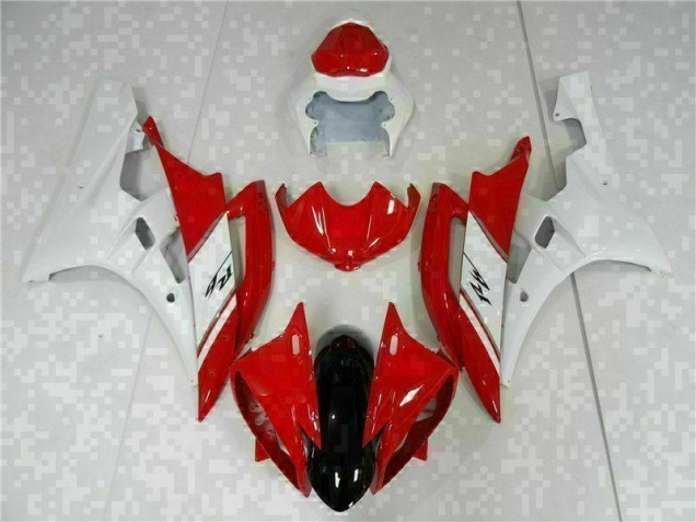 06-07 Rot Weiß YZF R6 Motorrad Vollverkleidung & Plastik 06-07 Rot Weiß YZF R6 Motorrad Vollverkleidung & Plastik