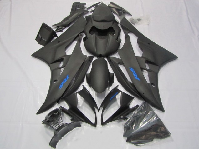 06-07 Schwarz Blau Aufkleber YZF R6 Motorrad Verkleidung 06-07 Schwarz Blau Aufkleber YZF R6 Motorrad Verkleidung