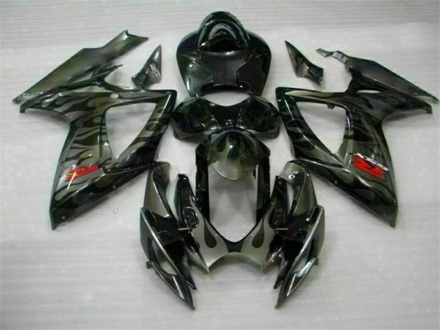 06-07 Schwarz GSXR 600/750 Motorrad Verkleidungen & Plastik 06-07 Schwarz GSXR 600/750 Motorrad Verkleidungen & Plastik