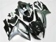 06-07 Schwarz GSXR 600/750 Motorrad Vollverkleidung