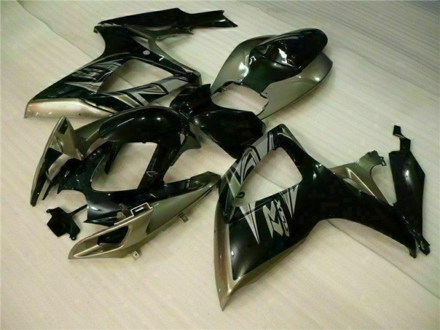 06-07 Schwarz Grau GSXR 600/750 Motorrad Verkleidungen