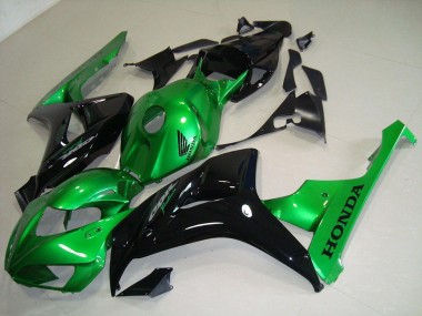06-07 Schwarz Grün CBR1000RR Motorrad Verkleidung