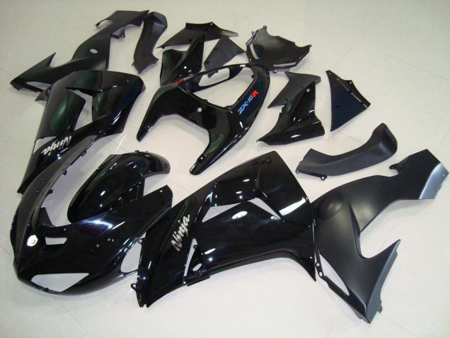 06-07 Schwarz Matt Schwarz ZX10R Motorrad Verkleidung