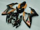 06-07 Schwarz Orange GSXR 600/750 Motorrad Verkleidung