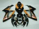 06-07 Schwarz Orange GSXR 600/750 Motorrad Verkleidung