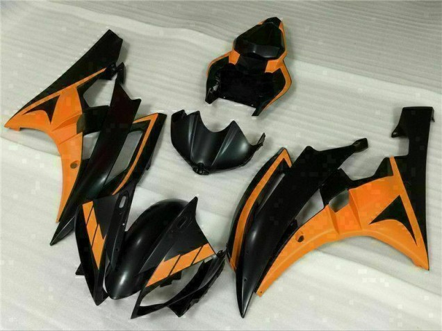 06-07 Schwarz Orange YZF R6 Motorrad Verkleidung 06-07 Schwarz Orange YZF R6 Motorrad Verkleidung