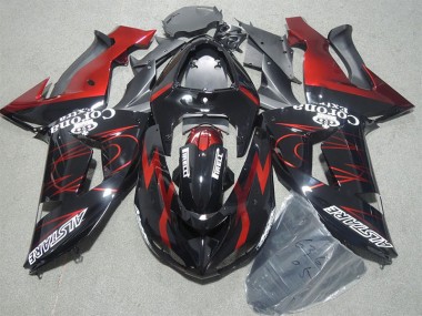 06-07 Schwarz Rot Corona Extra ZX10R Motorrad Verkleidung