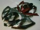 06-07 Schwarz Rot GSXR 600/750 Motorrad Verkleidungen
