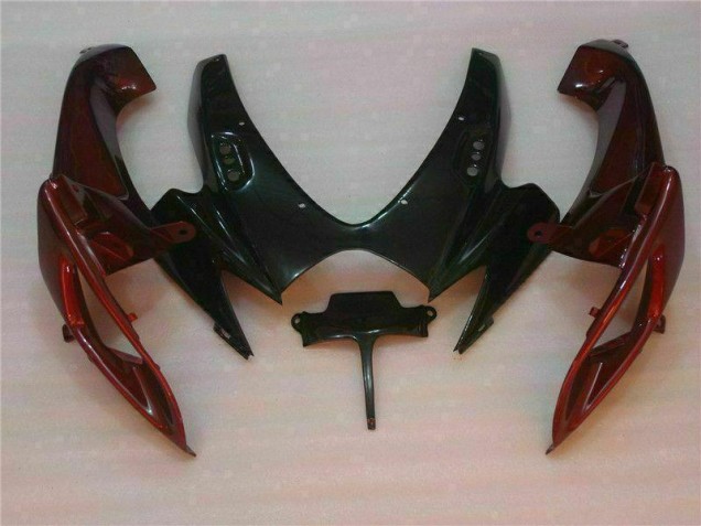 06-07 Schwarz Rot GSXR 600/750 Motorrad Verkleidungen
