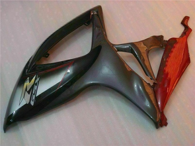 06-07 Schwarz Rot GSXR 600/750 Motorrad Verkleidungen