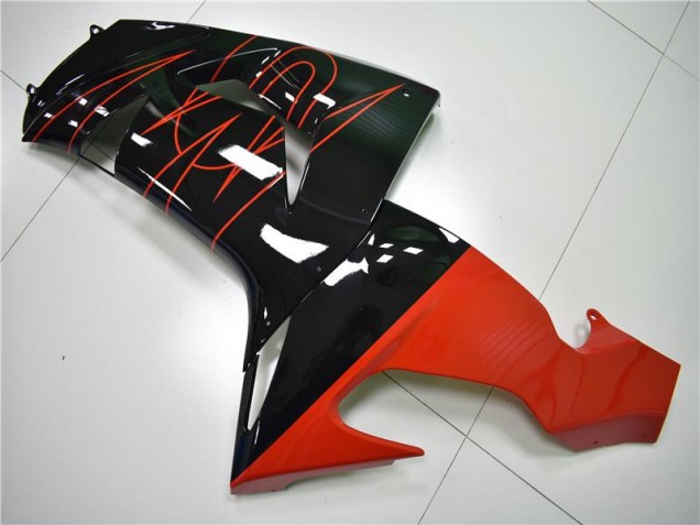 06-07 Schwarz Rot ZX10R Motorrad Verkleidung