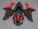 06-07 Schwarz Rot ZX10R Motorrad Verkleidung