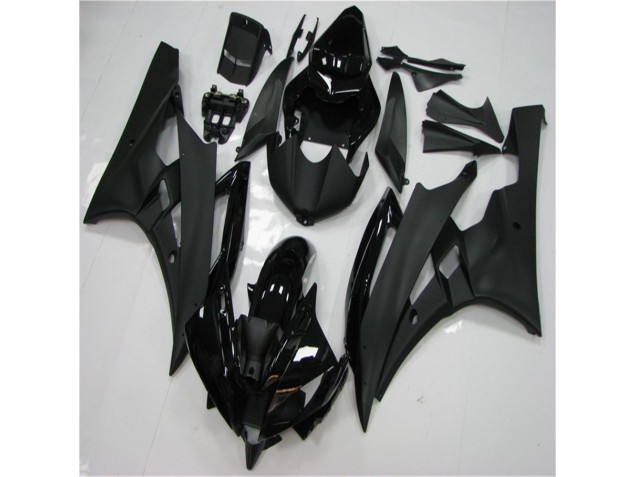 06-07 Schwarz YZF R6 Motorrad Verkleidung & Plastik 06-07 Schwarz YZF R6 Motorrad Verkleidung & Plastik