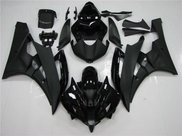 06-07 Schwarz YZF R6 Motorrad Verkleidung & Plastik 06-07 Schwarz YZF R6 Motorrad Verkleidung & Plastik