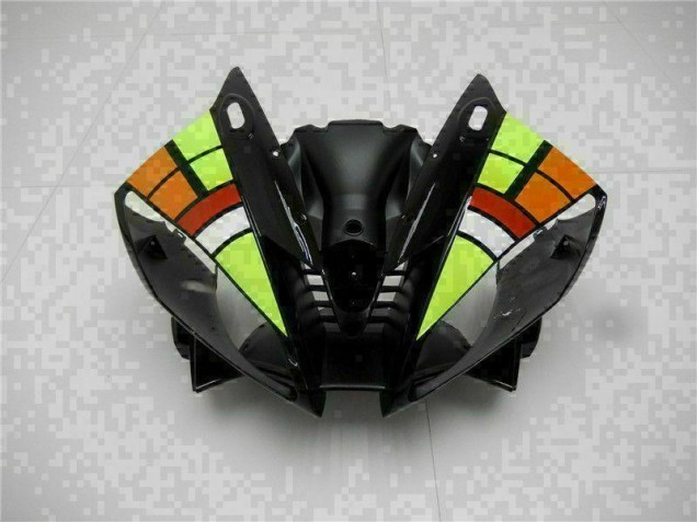06-07 Schwarz YZF R6 Motorrad Vollverkleidung