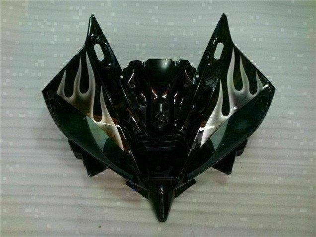 06-07 Silber Flamme Schwarz YZF R6 Motorrad Verkleidung
