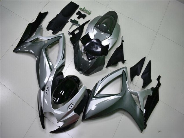 06-07 Silber Grau GSXR 600/750 Motorrad Verkleidungen