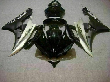 06-07 Silber Schwarz YZF R6 Motorrad Vollverkleidung