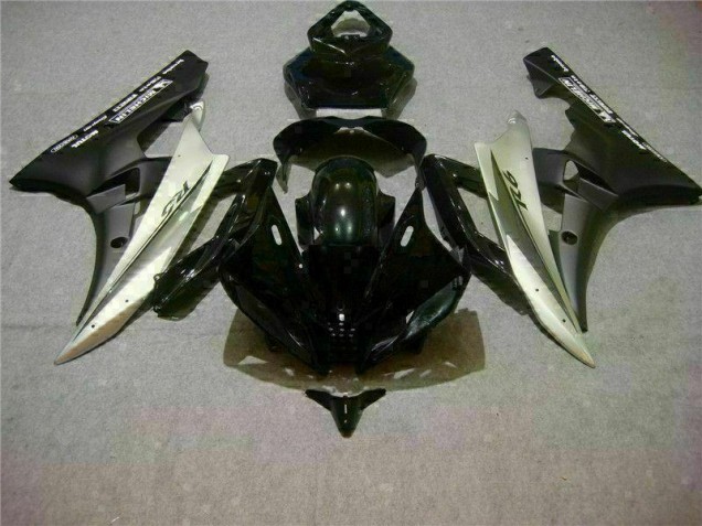 06-07 Silber Schwarz YZF R6 Motorrad Vollverkleidung