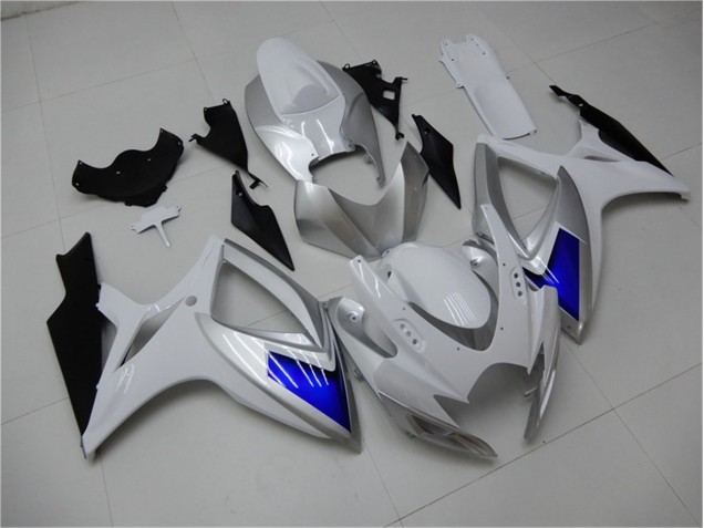 06-07 Weiß Blau GSXR 600/750 Motorrad Verkleidungen 06-07 Weiß Blau GSXR 600/750 Motorrad Verkleidungen