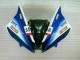 06-07 Weiß Blau YZF R6 Motorrad Verkleidung