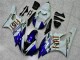 06-07 Weiß Blau YZF R6 Motorrad Verkleidungen