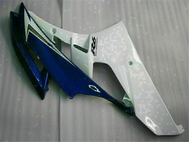 06-07 Weiß Blau YZF R6 Motorrad Vollverkleidung