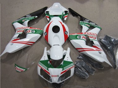 06-07 Weiß Grün Rot Castrol CBR1000RR Motorrad Verkleidung