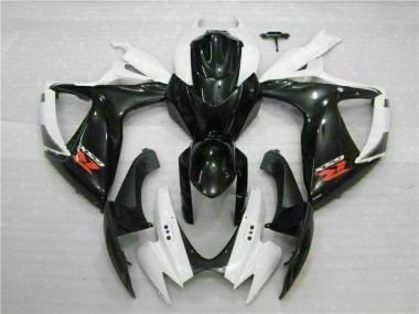 06-07 Weiß Schwarz GSXR 600/750 Motorrad Verkleidung