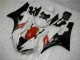 06-07 Weiß Schwarz YZF R6 Motorrad Vollverkleidung